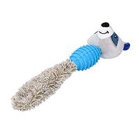 Cosiki Toys pour Chiens pour Mâcher Agressifs, Jouets de Chiot pour Animaux de Compagnie Toys en Peluche en Peluche Animal Cuillère (Raton Laveur (Bleu))
