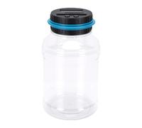 Cosiki Transparent Coin Jar, 1.8L Large Capacity Design