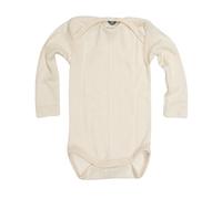 Cosilana, Body pour bébé à manches longues, 45 % coton biologique, 35 % laine biologique, 20 % soie, naturel, 86-92