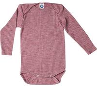 Cosilana Body pour bébé à manches longues - Vêtement moelleux pour bébé en mélange de laine et de soie doux - Idéal pour l'été et l'hiver, certifié GOTS et produit 100 % régional, 50-56