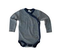 Cosilana Body pour bébé en 70 % laine et 30 % soie, Bleu océan, 62/68 cm