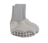 Cosilana Chaussons en polaire pour bébé - Coton biologique - Gris - 50/56