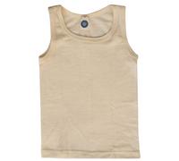 Cosilana Débardeur pour enfant 70 % laine 30 % soie, naturel, 128 cm