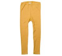 Cosilana, Legging long pour enfant - 45 % coton KBA - 35 % laine - 20 % soie, Gelb Melange, 8 ans