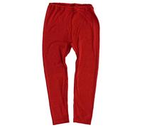 Cosilana, Legging pour enfant 70 % laine 30 % soie, Rouge uni, 128 cm