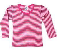Cosilana Maillot de corps à manches longues en laine et soie pour enfant - Multicolore - 152