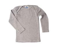 Cosilana, Maillot de Corps à Manches Longues pour bébé, 70% Laine, 30% Soie
