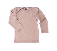 Cosilana Maillot de corps à manches longues pour bébé 70 % laine 30 % soie, Rose mélangé, 74/80 cm