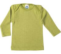 Cosilana, Maillot de corps bébé à manches longues, 70 % laine 30 % soie, vert, 98/104 cm
