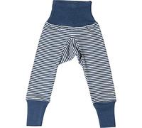 Cosilana Pantalon long pour bébé 70 % laine mérinos 30 % soie - Bleu - 86 cm/92 cm
