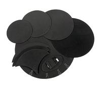 COSINE Kit de 10 Tampons D'Amortissement de Batterie Bass Snare Drum Sound Off Mute Muffler EVA Quiet Practice Pad Set, Accessoires de Percussion.