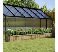 Cosisti Jardinières Lot de 2 Jardinière Bois jardinieres Exterieur Bac a Fleur Bois Lit Surélevé de Jardin Potager pour Cultiver Fleurs Herbes Plantes-Naturel impregné-180x31x31 cm-2 pcs