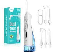 COSLUS C20 Jet dentaire hydropulseur portable sans fil blanc - 300 ml