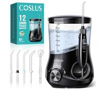 COSLUS E1 Hydropulseur dentaire de qualité supérieure, noir