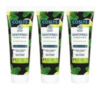 COSLYS Dentifrice au charbon végétal Menthe citron Dentifrice(S) 3x100 g