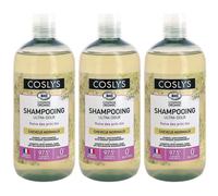 Coslys Shampooing ultra-doux 3x500 ml