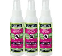 Coslys Spray répulsif poux Liquide 3x100 ml