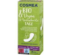Cosmea Lot de 26 protège-slips bio extra longs