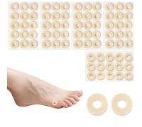 Cosmeria Lot de 75 pansements anti-cors pour orteils en mousse de latex auto-adhésifs pour pieds et orteils Protection contre la douleur pour hommes et femmes Petits ovales