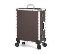 Cosmetic Case Beauty Manucure Stand Aluminium Travel Wheel Rangement