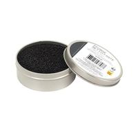 COSMETIC CLUB Éponge Nettoyante pour Pinceaux de Maquillage Compacte Noir