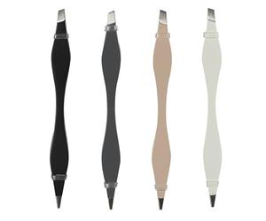 COSMETIC CLUB Pince à Épiler Double Précision Acier Coloris Aléatoire