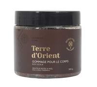 COSMETIC CLUB, SC0613, Coffret Exfoliant 5Pcs Terre d'Orient, Gel Douche, Masque Soin Visage Spa, Gant Exfoliant, Gommage Corps, Peau Éclatante et Douce, Élimine Cellules Mortes et Impuretés