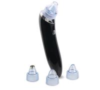 COSMETIC CLUB - SC29305, Aspirateur Points Noirs avec 4 Embouts Amovibles et Adaptateur, Nettoyage en Profondeur, Recharge USB, 20 x 4 x 5 cm, Couleur Noire