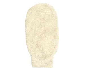 COSMETIC CLUB - SC29518 - Gant Exfoliant de Yute, Hamman et Spa, Gommage naturel Corps Visage