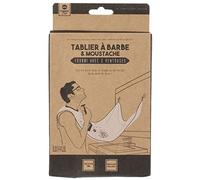 COSMETIC CLUB Tablier barbe et moustache SC29279 résistant, facile à nettoyer 110x70 cm Blanc