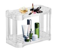Cosmetic Organizer, 2-Tier Bathroom Storage Stand, Makeup Organizer Shelf, Vanity Organizer For Dressing Table, Bathroom Counter Storage, Space-Saving Makeup Organizer, Living Room Storage Shelf