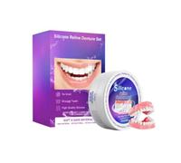 Cosmetic Repair Kit for False Teeth, Temporary Tooth Covers | for Gaps & Misalignment, Comfortable Natural-Looking Dental Veneer Set for Smile Restoration
