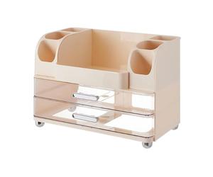 Cosmetic Storage Box - 13in Practical Makeup Organizer | Versatile Countertop Holder - Large Capacity Desk Storage Solution for Jewellery and toiletries, Perfect for decluttering Your Vanity