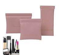 Cosmetic Travel Organizer for Women, PU Leather Makeup Bag, Portable Accessories Pouch for Girls, Multifunctional Cosmetic Storage Case for Travel, Office, and Home Use, , riferimento alla