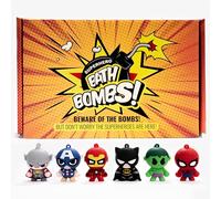 Cosmetics Stories Bombes de bain de super-héros - Bio, amusement sans danger pour les enfants avec surprise à l'intérieur | Couleurs vives, parfums incroyables | Joie du bain sans désordre | Excellent