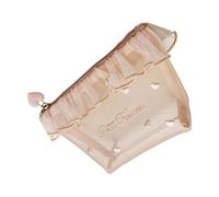 Cosmétique en Nylon Élégant avec des Organisateurs De Conception Multi-Poche Couture Cardiaque pour L'organisateur Portable Essentiel Beauty