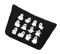 Cosmétique Ghost - Maquillage cosmétique Ghost Movie | Halloween Sacs non tissés | Maquillage noir pour fournitures de vacances Organisateur de stockage de voyage