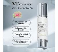 COSMÉTIQUES CICA Reedle Shot 50, Renforcement de la barrière, Défense contre la pollution, Technologie Aqua Fast-Absorbing, Doux pour les peaux sensibles, Apaisant en 15 min, Formule propre, Transitio