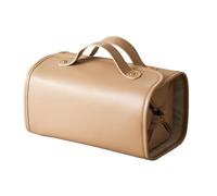 Cosmétiques : Trousses de, Trousse de | Grande capacité : | boîte de maquillage amovible imperméable, trousse pour femme, porte-brosse, Marron, Consulte la descripción, Voir description