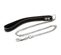 COSMEVIVI 1 Pc la Laisse du Chien Laisse pour Animaux de Compagnie Laisse de Chien en chaîne Corde de Laisse de Chien Laisse pour Chiot câble de Transport de Chien Laisse pour Chiens Black