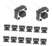 COSMEVIVI 100pièces Interrupteur Tactile Momentané Bouton-Poussoir pour Circuit Imprimé Et Platine Expérimentation Lot Remplacement