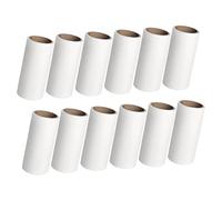 COSMEVIVI 12 Pièces Rouleau Cheveux Autocollant Serpillière Velu Recharge De Rouleau Anti-Peluches Épilateur pour Chien Recharges De Rouleaux Anti-Peluches Suppression Tapis Ruban Adhésif