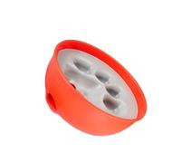 COSMEVIVI 1pièce Bol Anti-glouton pour Chien Accessoire De Repas Surélevé Orange Nourrisseur Lent pour Chiots Et Animaux De Compagnie Prévention des Risques De Suffocation Et Contrôle