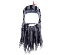 COSMEVIVI 1pièce Chapeau De Chevalier Avec Barbe Longue Tricot Casquette Hiver Élégante Et Confortable Pour Adultes Accessoire De Mode Original Pour Outdoor Et Activités Hiver