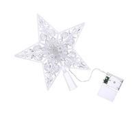 COSMEVIVI 1pièce LED Christmas Tree Star Treetop Light Decorative Lamp for Christmas Festival Decor