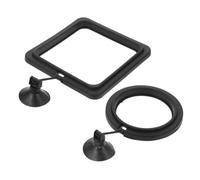 COSMEVIVI 2 Pièces Anneau d'alimentation pour Aquarium Anneaux Alimentaires flottants Petit Anneau d'aquarium Cercles d'alimentation des Poissons Fournitures de réservoir PVC