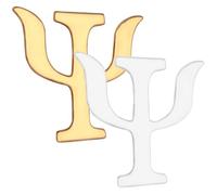 COSMEVIVI 2 Pièces Broche Lettre Pissenlit en Alliage, Broche Rétro Résistante Décoloration, Épingle Polyvalente pour Occasions Formelles et Anniversaires