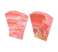 COSMEVIVI 20 Pièces Lot de Pochettes Rouges pour Festival Printemps Style Grandes Enveloppes Carton pour et Mariage Design Élégant et Facile à Ouvrir et Transporter