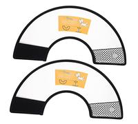 COSMEVIVI 2pièces Collier De pour Animaux Collerette Élisabeth Ajustable pour Chiens Et Chats Après Confortable Et Pratique