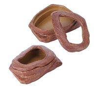 COSMEVIVI 2pièces Gamelles pour Reptiles Bol Alimentaire Et Eau pour Lézards Et Tortues pour Alimentation Et Hydratation des Animaux Aquatiques Et Terrestres